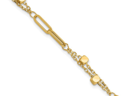 14k Yellow Gold Bracelets Style FB1996 - Classique Jewelry Inc.