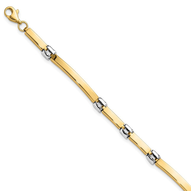 14k Two-tone Bracelets Style FB2016 - Classique Jewelry Inc.