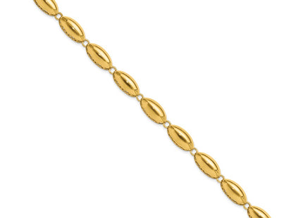14k Yellow Gold Bracelets Style FB2020 - Classique Jewelry Inc.