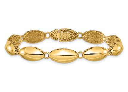14k Yellow Gold Bracelets Style FB2020 - Classique Jewelry Inc.