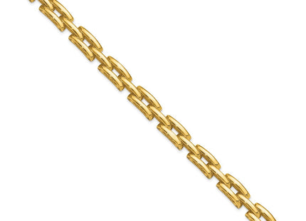 14K Polished Fancy Square Link 7. Bracelet (Style FB2021-7.5)