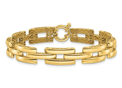 14k Yellow Gold Bracelets Style FB2021 - Classique Jewelry Inc.