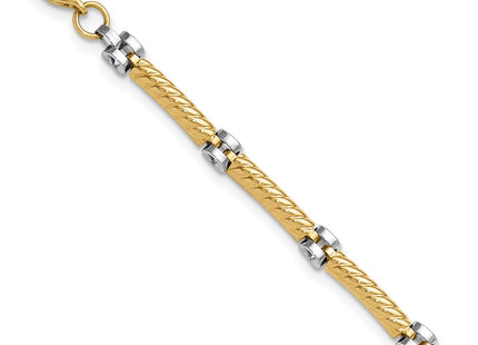 14k Two-tone Bracelets Style FB2025 - Classique Jewelry Inc.