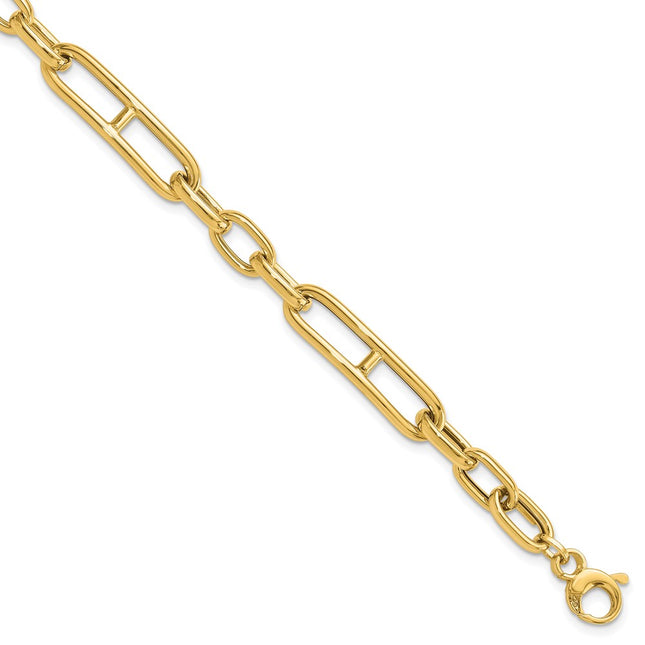 14k Yellow Gold Bracelets Style FB2033 - Classique Jewelry Inc.