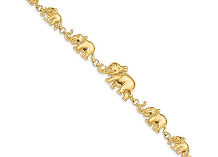 14k Yellow Gold Bracelets Style FB372 - Classique Jewelry Inc.