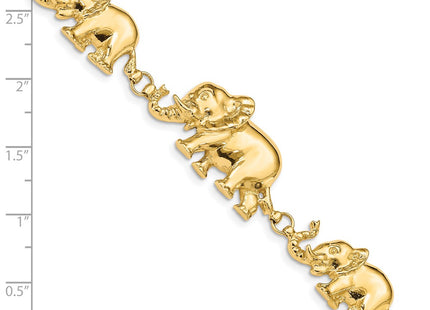 14k Yellow Gold Bracelets Style FB372 - Classique Jewelry Inc.