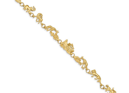 14k Yellow Gold Bracelets Style FB375 - Classique Jewelry Inc.