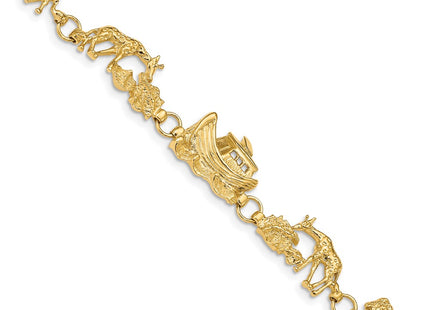 14k Yellow Gold Bracelets Style FB375 - Classique Jewelry Inc.