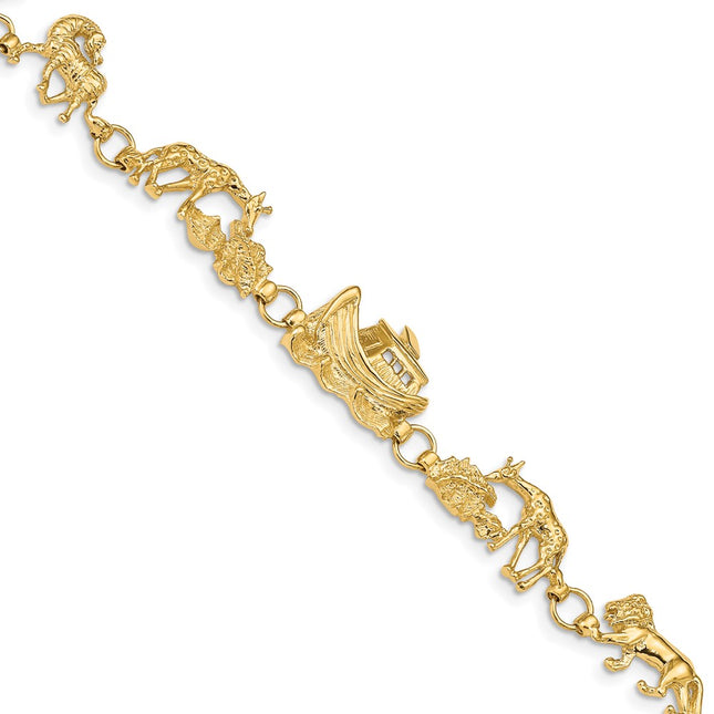 14k Yellow Gold Bracelets Style FB375 - Classique Jewelry Inc.