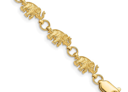 14k Yellow Gold Bracelets Style FB397 - Classique Jewelry Inc.