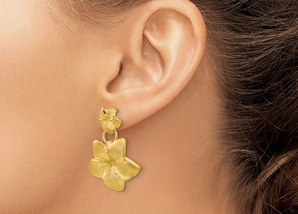 14k Yellow Gold Earrings Style FB559E - Classique Jewelry Inc.