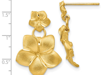 14k Yellow Gold Earrings Style FB559E - Classique Jewelry Inc.