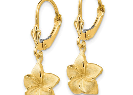 14k Yellow Gold Earrings Style FB561E - Classique Jewelry Inc.