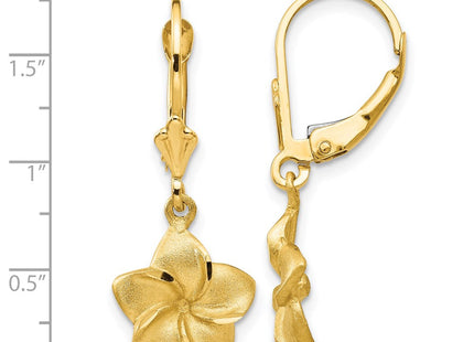 14k Yellow Gold Earrings Style FB561E - Classique Jewelry Inc.