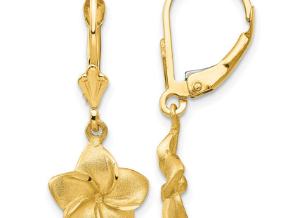 14k Yellow Gold Earrings Style FB561E - Classique Jewelry Inc.