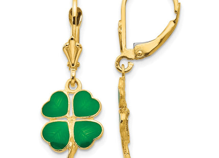 14k Yellow Gold Earrings Style FB585E - Classique Jewelry Inc.