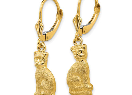 14k Yellow Gold Earrings Style FB586E - Classique Jewelry Inc.