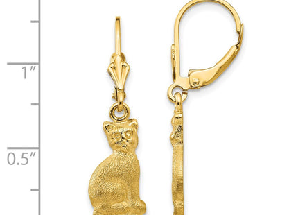 14k Yellow Gold Earrings Style FB586E - Classique Jewelry Inc.