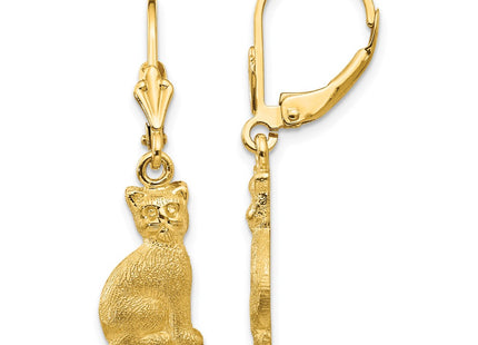 14k Yellow Gold Earrings Style FB586E - Classique Jewelry Inc.