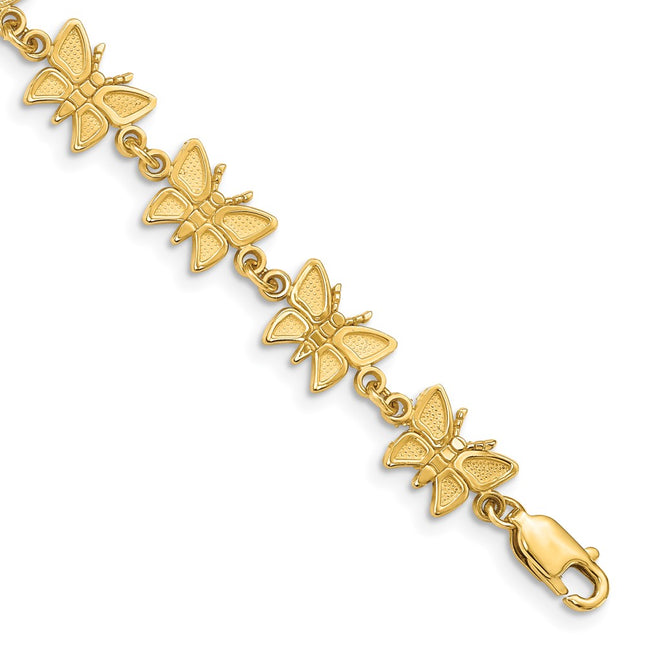 14k Yellow Gold Bracelets Style FB721 - Classique Jewelry Inc.
