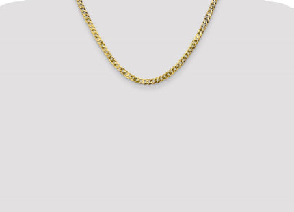 14K gold curb link bracelet