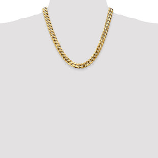 14K Flat Beveled Curb with Lobster Clasp Chain (Style FBU250-20)