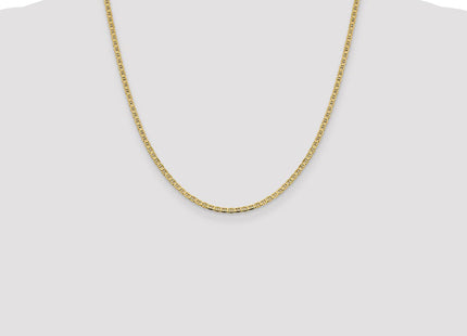 14K Concave Anchor with Lobster Clasp Chain (Style FCA065-20)