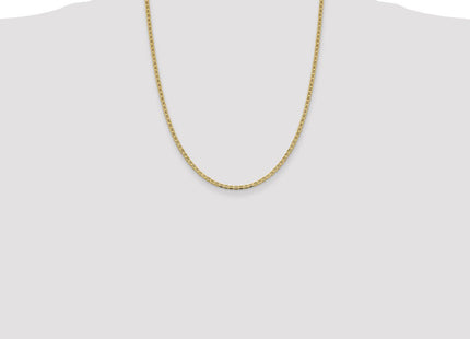 14K Concave Anchor with Lobster Clasp Chain (Style FCA065-22)