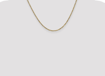 14K Flat Figaro with Lobster Clasp Chain (Style FFL050-18)