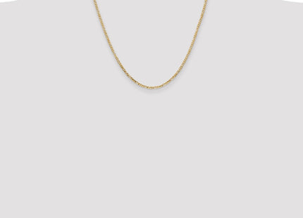 14K Flat Figaro with Lobster Clasp Chain (Style FFL060-20)