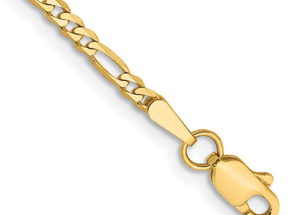 14K gold figaro link chain