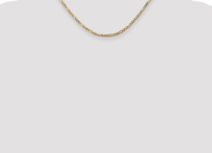 14K Flat Figaro with Lobster Clasp Chain (Style FFL070-16)
