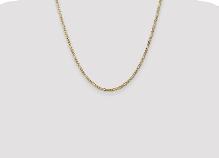 14K Flat Figaro with Lobster Clasp Chain (Style FFL070-20)