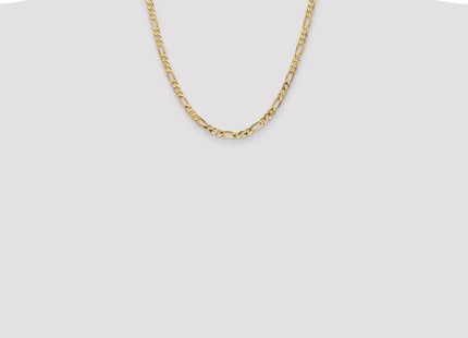 14K Flat Figaro with Lobster Clasp Chain (Style FFL120-20)
