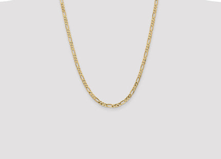14K Flat Figaro with Lobster Clasp Chain (Style FFL120-24)