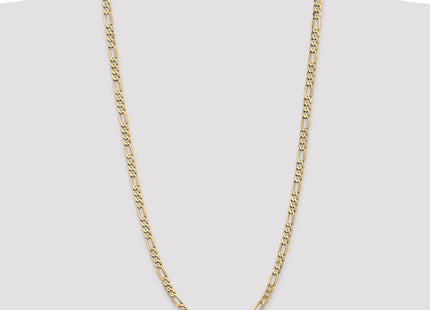 14K Flat Figaro with Lobster Clasp Chain (Style FFL140-30)