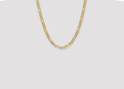 14K Flat Figaro with Lobster Clasp Chain (Style FFL160-22)