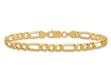 14K Flat Figaro with Lobster Clasp Chain (Style FFL160-9)