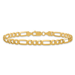 14K Flat Figaro with Lobster Clasp Chain (Style FFL160-9)