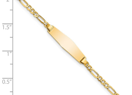 14k Yellow Gold Chain Bracelets Style FIG060IDC - Classique Jewelry Inc.