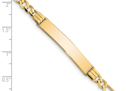 14k Yellow Gold Chain Bracelets Style FIG110ID - Classique Jewelry Inc.