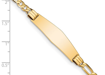 14k Yellow Gold Chain Bracelets Style FIG110IDC - Classique Jewelry Inc.