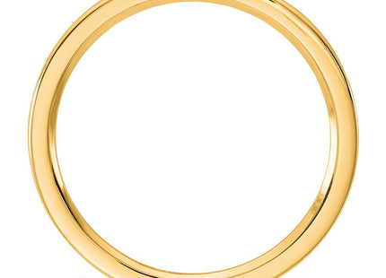 14K Yellow Gold Standard Flat Comfort Fit Band