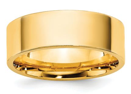 14K yellow gold band