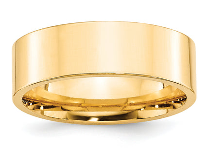 14K yellow gold band, further view