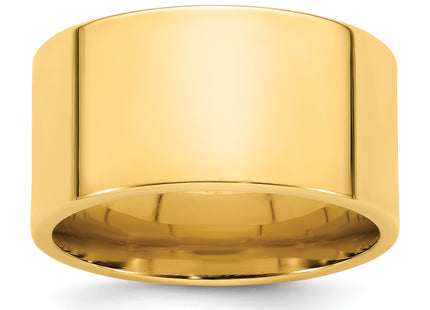 14K Yellow Gold Standard Flat Comfort Fit Band