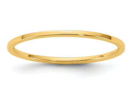 14K yellow gold band, further view