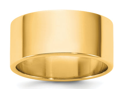 14K Yellow Gold Lightweight Flat Band