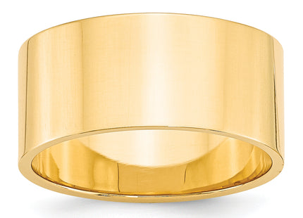 14K Yellow Gold Lightweight Flat Band