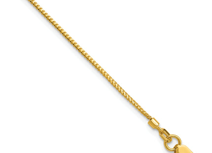14K Franco with Lobster Clasp Bracelet, 7 x 0.9mm